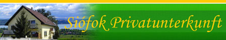 Siófok Unterkunft - Ferienhaus, Haus, Appartement zu Vermieten